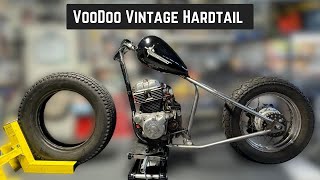 Honda Rebel 250 Bobber Build Part 2  VooDoo Vintage Hardtail Install [upl. by Ellyn]