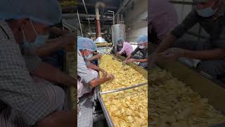 🥔Potato Chips factory shortsvideo asmr [upl. by Adlez]