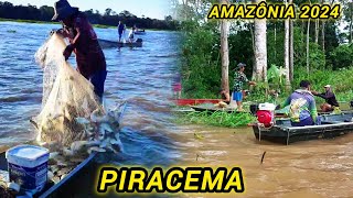 piracema de jaraqui enfrente a cidade de anama Amazonas [upl. by Nauwtna]