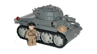 Lego ww2 review British Light Tank Mk VII quotTetrarchquot [upl. by Anees]