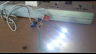 How to make a Transformerless power supply using 5w LED lights part 2 [upl. by Gabriell]