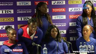 JAMAICAN TEAM GREATFUL BUT DONT KNOW WHAT HAPPENED TO ELAINE THOMPSON [upl. by Starkey]