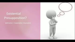 What is Existential Presupposition definition with Examples Pragmatics in UrduHindiEng [upl. by Derej]