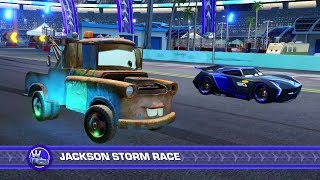 Cars 3 Driven to Win  Tow Mater vs Jackson Storm Hard Mode [upl. by Sapers]