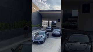 3x GT4 RS🤩viralvideo youtubeshorts luxurycar 400subs gt4rs porsche exclusivespots [upl. by Anilat62]