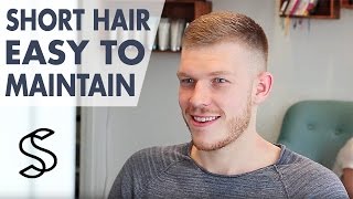 Mens short Hair Inspiration  Easy to Maintain Hairstyle for Men  Slikhaar TV [upl. by Ellicul]