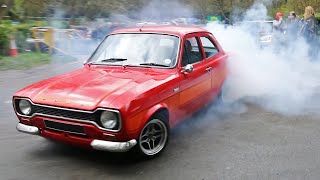 Ford Escort Mk1 Compilation  Leaving Car Meets [upl. by Ecirtaeb]