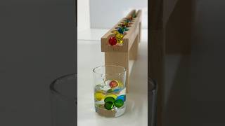 Marble Run ASMR ☆ Wave Slope Mini glass of Water🫗 shorts marblerun marblerunone [upl. by Sela]