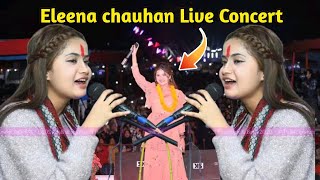 Eleena chauhan Live Performance at Lekhnath mahotsav 2080  EleenaChauhan [upl. by Sadler]