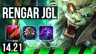 RENGAR vs ZYRA JGL  Quadra Legendary Rank 11 Rengar  KR Challenger  1421 [upl. by Yromas192]