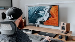 The Perfect Productivity Monitor  LG 32” 4K UltraFine Ergo Setup [upl. by Schilit]