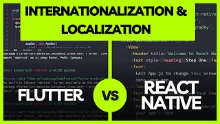 Decoding Multilingualism Flutter vs React Native Localization Showdown [upl. by Ahtivak263]