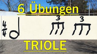 6 Übungen zur Triole  Wie zähle ich eine Triole Musikunterricht mit Herrn Müller Lektion 036 Fulda [upl. by Marthe667]