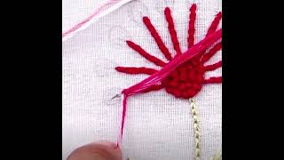 3D Floral Pattern Embroidery Tutorial Embroidery 3DArt FloralDesign [upl. by Avin]