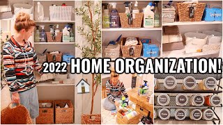 HOME ORGANIZATION IDEAS😍 ORGANIZE WITH ME  DECLUTTERING AND ORGANIZING MOTIVATION 2022 [upl. by Atinahc]