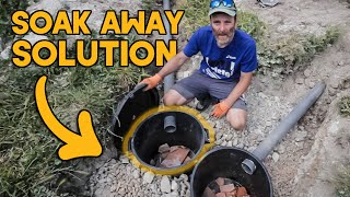 DIY rainwater soakaway for under €50 Will it work  Living in the Loire [upl. by Moreta40]