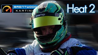 Heat 2  12th Feb 2023  Brentwood Karting [upl. by Haraj]