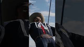 Big Tex returns signaling the start of another statefairoftexas [upl. by Brandenburg744]