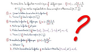 EXERCICE SUR GENERALITES SUR LES FONCTIONS NIVEAU 1 BAC SC [upl. by Tima622]