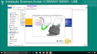 Instalação de scanners wifi Kodak i1150WNi1190WN  USB [upl. by Malva130]