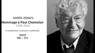 Soiréedébats Hommage à l’architecte Paul Chemetov 19282024 [upl. by Kruse]