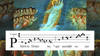 Psallite Domino  Gregorian Chant for Ascension Thursday [upl. by Mackintosh376]