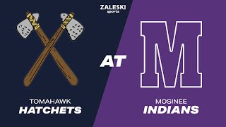 Tomahawk at Mosinee  2024 WIAA Boys Basketball [upl. by Roarke]