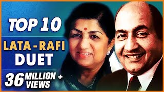 Mohammad Rafi amp Lata Mangeshkar Hits  Top 10 Lata amp Rafi Duet Songs  Old Hindi Songs Collection [upl. by Adnyl2]