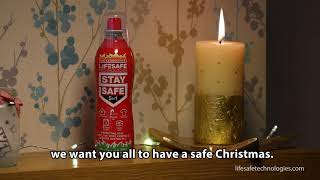 StaySafe 5in1 Fire Extinguisher  Safe Christmas Ad Captions [upl. by Ecinahs]