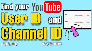 How To See User ID And Channel ID On Youtube 2023 [upl. by Ilse]