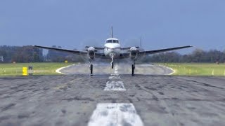 SKYDIVE Pilot perspective  KingAir C90 [upl. by Aicinat378]