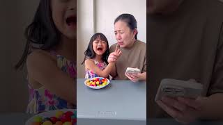 Mom pranks kid with candy 🤣👧🏻❤️👶🏻😱😭🌈🚀✅ [upl. by Mercer]