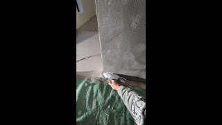 👷Painter Applying putty  Puttying for renovation putty 241031 [upl. by Mcclenaghan]