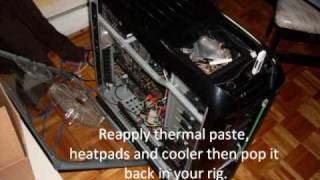 Fixing a graphics card using oven 8800GTX [upl. by Greenleaf]