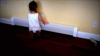 Baseboarders®  Installation By A Four Year Old [upl. by Lund]