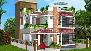 কম খরচে ডুপ্লেক্স বাড়ি  Low Cost Duplex House  30X30 home plan [upl. by Loise]