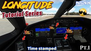 Msfs2020 Cessna longitude amp G3000G5000 guide Easy to understand format amp time stamped [upl. by Hainahpez]