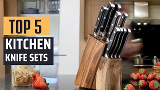 Best Kitchen Knife Sets 2024  Top 5 Picks [upl. by Annayar]