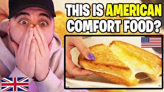 Brit Reacts to 10 Best Comfort Foods Americans LOVE to EAT [upl. by Silverts]