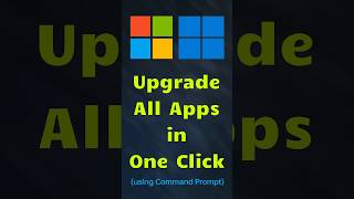 Update Windows Apps in One Click 😱🎉🤩✅ windowsupdate cmd commandprompt windows [upl. by Anitra727]