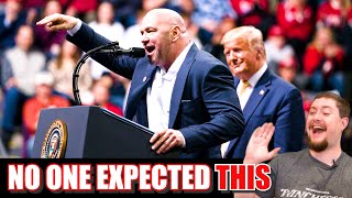 Dana White TAKES OVER Trump rally what happens next is unbelievable [upl. by Nelle]