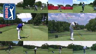 Tracing some of golf’s best swings on the PGA TOUR [upl. by Naened371]