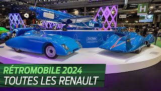 Toutes les Renault à Rétromobile 2024 [upl. by Rehotsirk]