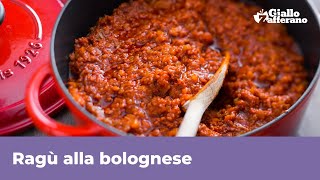 RAGÃ™ ALLA BOLOGNESE  RICETTA ORIGINALE per lasagne e tagliatelle [upl. by Nosnej]