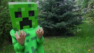 Minecraft creeper costume [upl. by Buck]