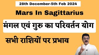 Mars in SagittariusGandanta amp Parivartana With JupiterEffects On All SignsRemedies MangalDhanu [upl. by Fagin]