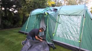 Outwell Montana 6 Tent 2013 Model  Tent Pitching Video [upl. by Mello]