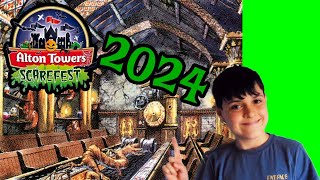 Alton Towers SCAREFEST 2024 Vlog [upl. by Hedgcock497]