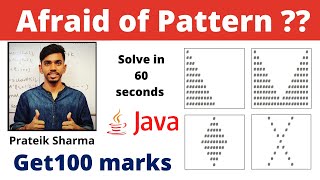 Nested loop in Java class 10 computer applications crash course by Prateik Sharma Patterns in java [upl. by Icyaj196]