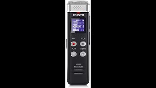 EVISTR 16 GB Digital Voice Recorder with Playback  Enhanced Dictaphone [upl. by Longan]